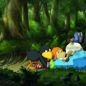 Foto Cuervito calcetín: La gran carrera