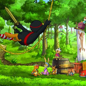 Foto Cuervito calcetín: La gran carrera