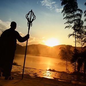 Foto The sorcerer and the white snake