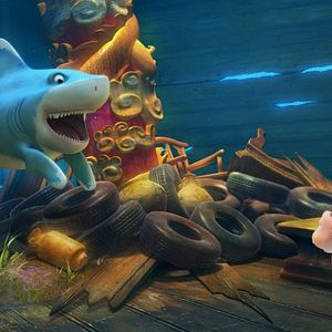 Foto Un pez fuera del mar