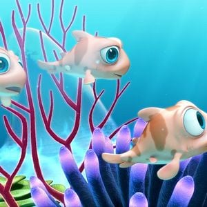 Foto Un pez fuera del mar