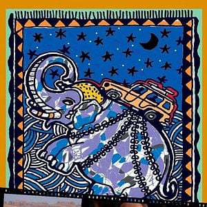 Foto Anochece en la India