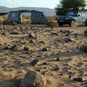 Foto Allein die Wüste