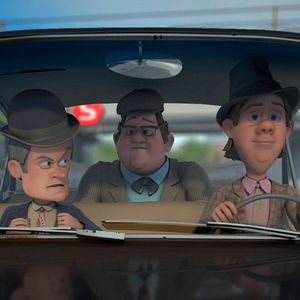 Foto Olsen Banden på de bonede gulve