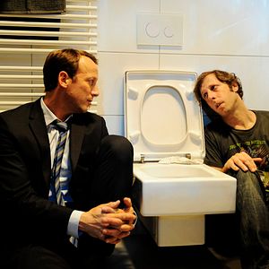 Foto Mann tut was Mann kann