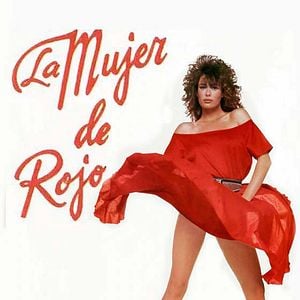 Foto La mujer de rojo