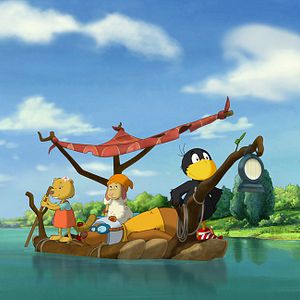 Foto Cuervito calcetín: La gran carrera