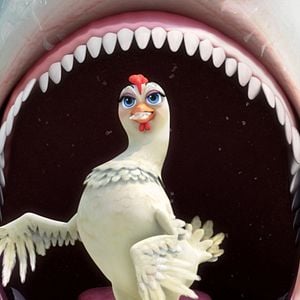 Foto Un pez fuera del mar