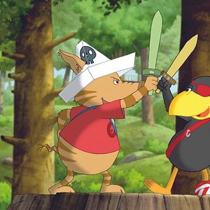 Foto Cuervito calcetín: La gran carrera