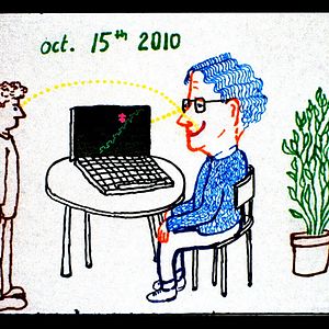 Foto Is The Man Who Is Tall Happy?: An Animated Conversation with Noam Chomsky