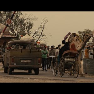 Foto Anochece en la India