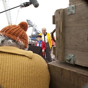 Foto Benito Sansón y los taxis rojos