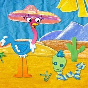 Foto Olivia, la pequeña avestruz