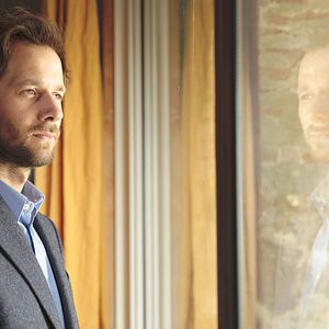 Foto Pastel de pera con lavanda