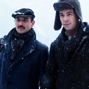 Foto Palmeras en la nieve