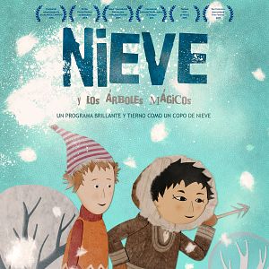 Foto Nieve y los árboles mágicos