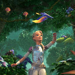 Foto Barbie en una aventura espacial