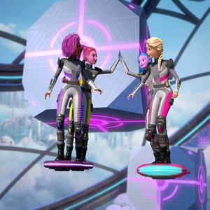 Foto Barbie en una aventura espacial