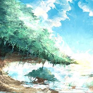 Foto O Caçador De Árvores Gigantes