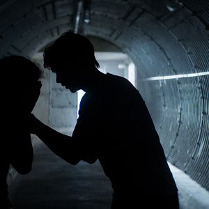 Foto Dos amantes y un oso