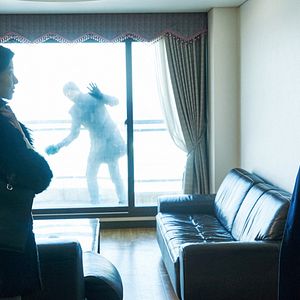 Foto En la playa sola de noche