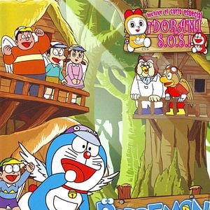 Foto Doraemon en el mágico mundo de las aves