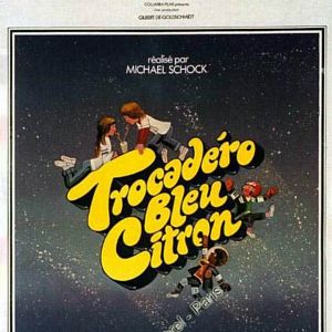 Foto Monopatín azul-limón