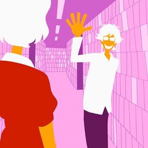 Foto Night is short, walk on girl