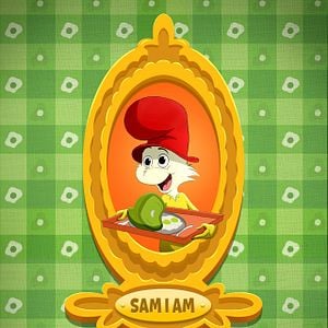 Foto Huevos verdes con jamón