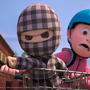 Foto Ninja a cuadros