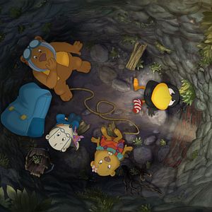 Foto Cuervito calcetín: La gran carrera