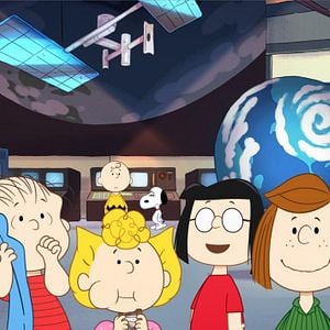 Foto Snoopy en el espacio