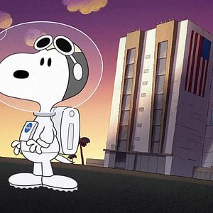 Foto Snoopy en el espacio