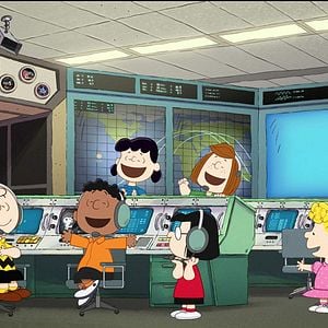 Foto Snoopy en el espacio