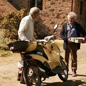 Foto Un atardecer en la Toscana