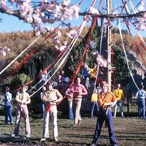 Foto El hombre de mimbre