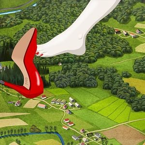 Foto Ruben Brandt, coleccionista