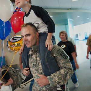 Foto Father Soldier Son