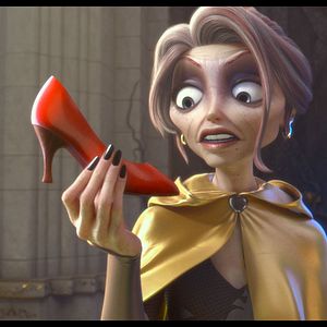 Foto Zapatos rojos y los siete trolls