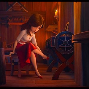 Foto Zapatos rojos y los siete trolls