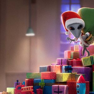 Foto Navidad Xtraterrestre