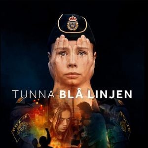 Foto La línea delgada azul