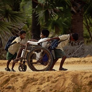 Foto Camino a la escuela