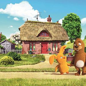 Foto Keinohrhase und Zweiohrküken