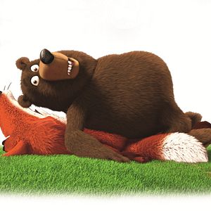 Foto Keinohrhase und Zweiohrküken