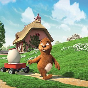 Foto Keinohrhase und Zweiohrküken