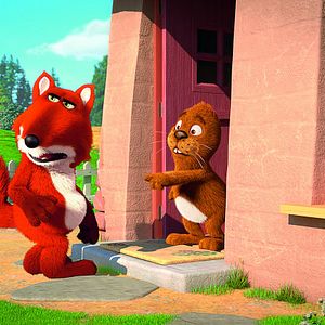 Foto Keinohrhase und Zweiohrküken