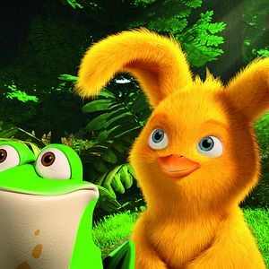 Foto Keinohrhase und Zweiohrküken