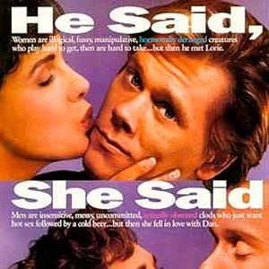 Foto Él dijo, ella dijo