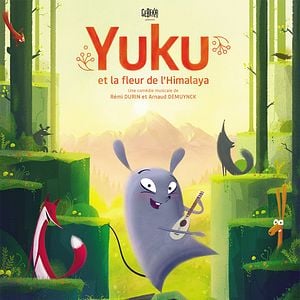 Foto Yuku y la flor del Himalaya